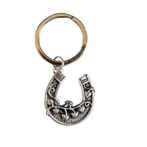 Brighton Silver Horseshoe Keychain